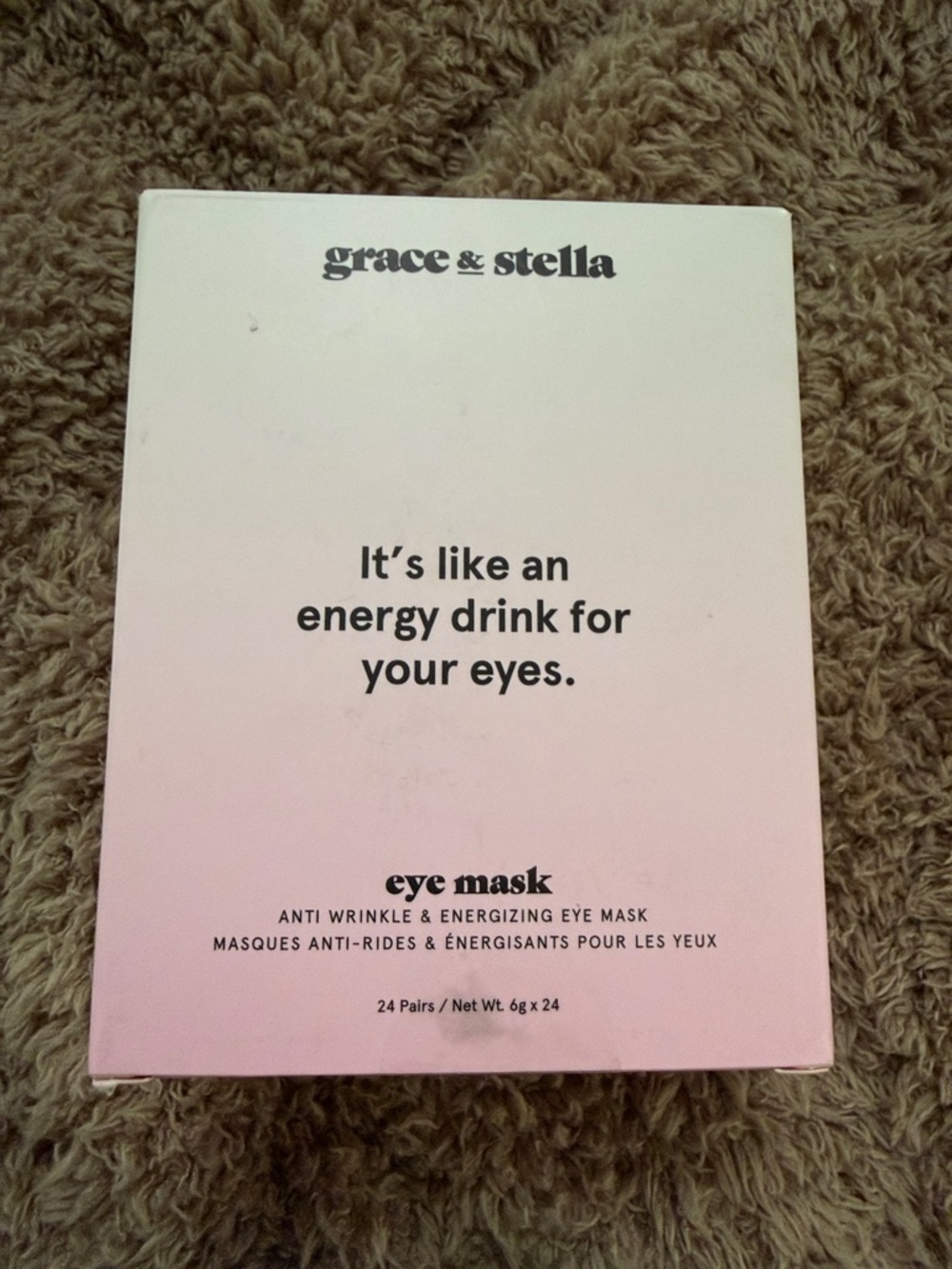 grace & stella Pink Ombre Eye Mask Set
